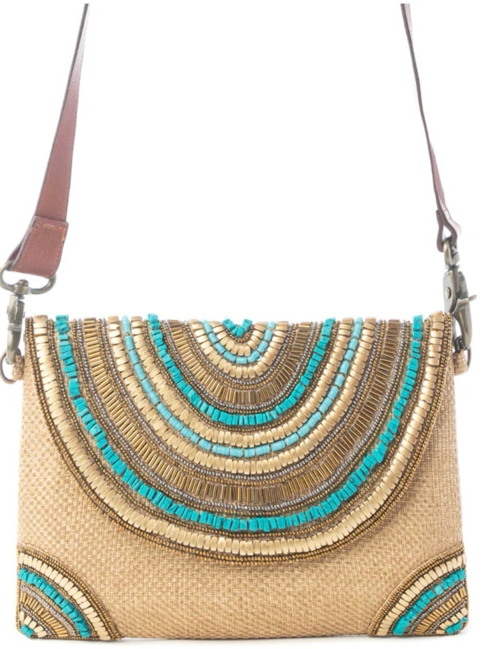 MYRA AURORA SANDS CROSSBODY BAG IN SAHARA DUNE NWT